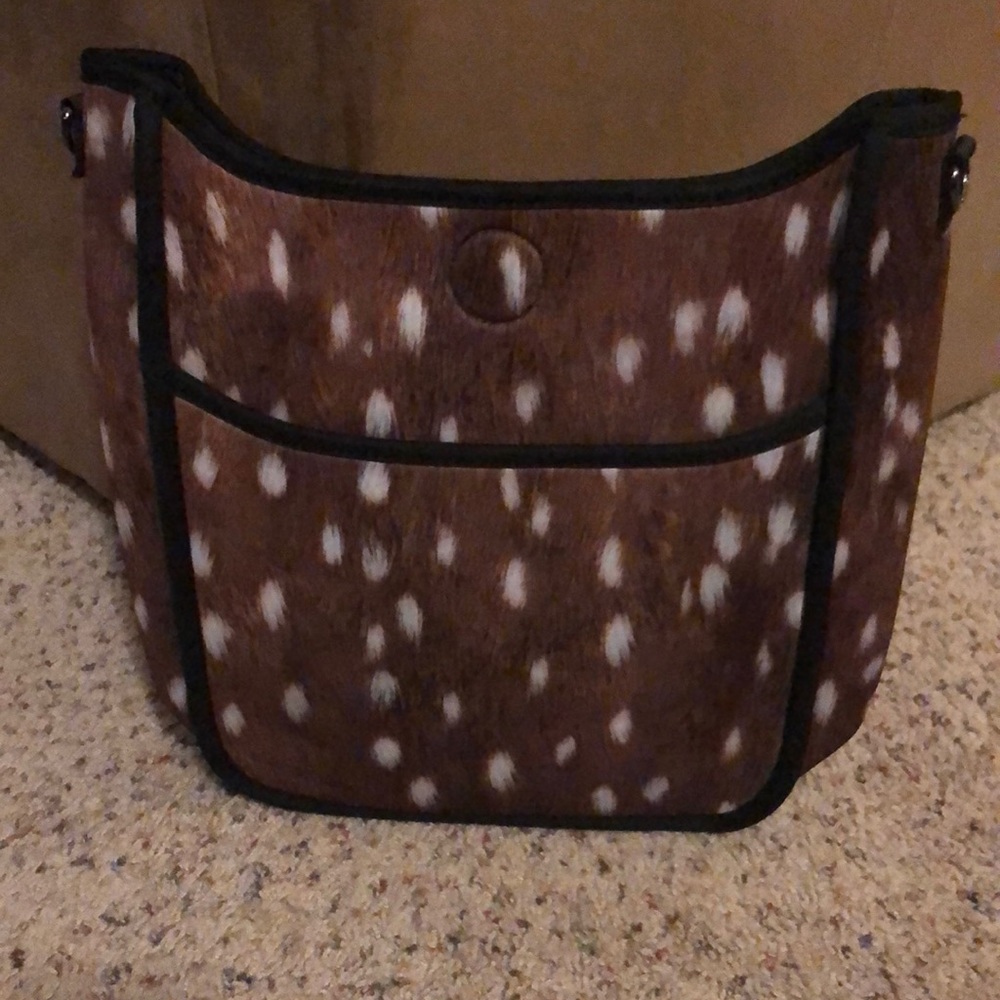 Neoprene Brown Fawn Crossbody